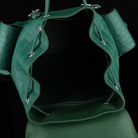 Load image into Gallery viewer, Giada Reale Croco Leather Executive Backpack
