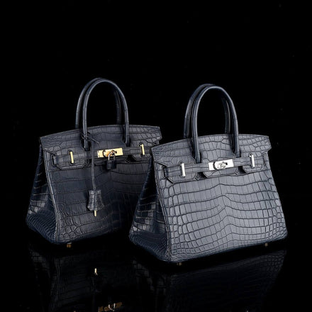Load image into Gallery viewer, Notte Imperiale Croco Leather Executive Tote
