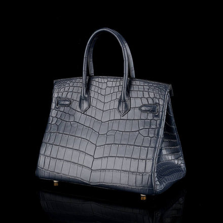 Load image into Gallery viewer, Notte Imperiale Croco Leather Executive Tote
