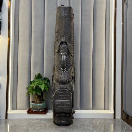 Load image into Gallery viewer, Moka Reale Croco Leather Golf Bag
