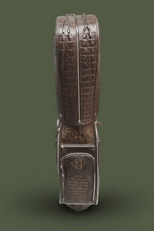 Cioccolato Reale Nile Crocodile Leather Golf Bag