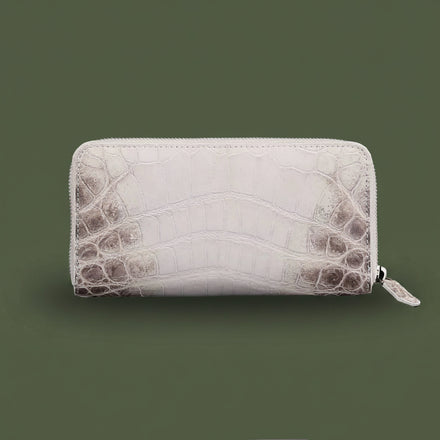 Load image into Gallery viewer, Himalayan Pearl Nile Crocodile Leather Wallet
