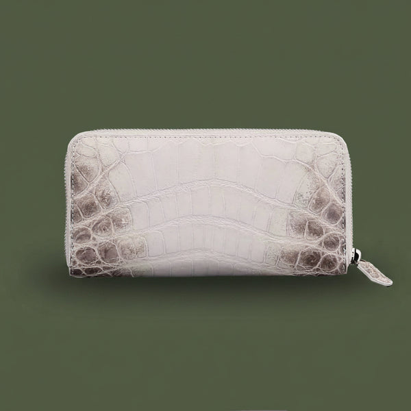 Himalayan Pearl Nile Crocodile Leather Wallet