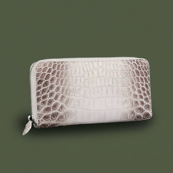 Himalayan Pearl Nile Crocodile Leather Wallet
