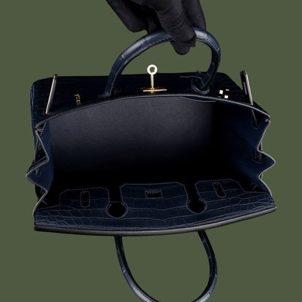 Load image into Gallery viewer, Notte Imperiale Nile Crocodile Leather Tote
